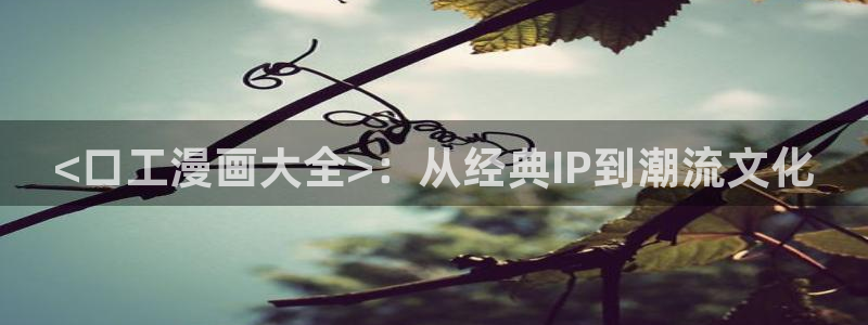 汗汗漫画官方：<口工漫画大全>：从经典IP到潮流文化