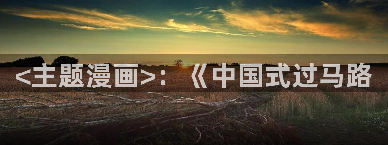 汗汗漫画网：<主题漫画>：《中国式过马路