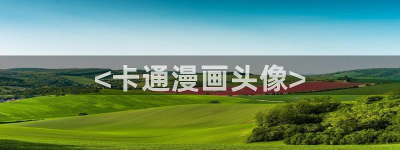 韩国汗汗漫画在线观看：<卡通漫画头像>